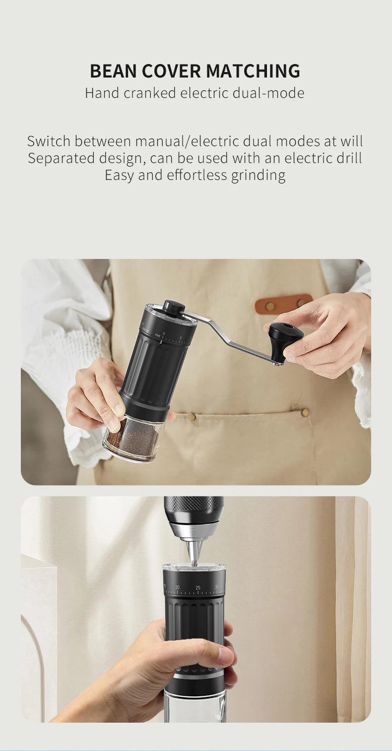 H Lightweight No need for electric hand grinder, coffee machine, coffee bean grinder, ready to use Qme
