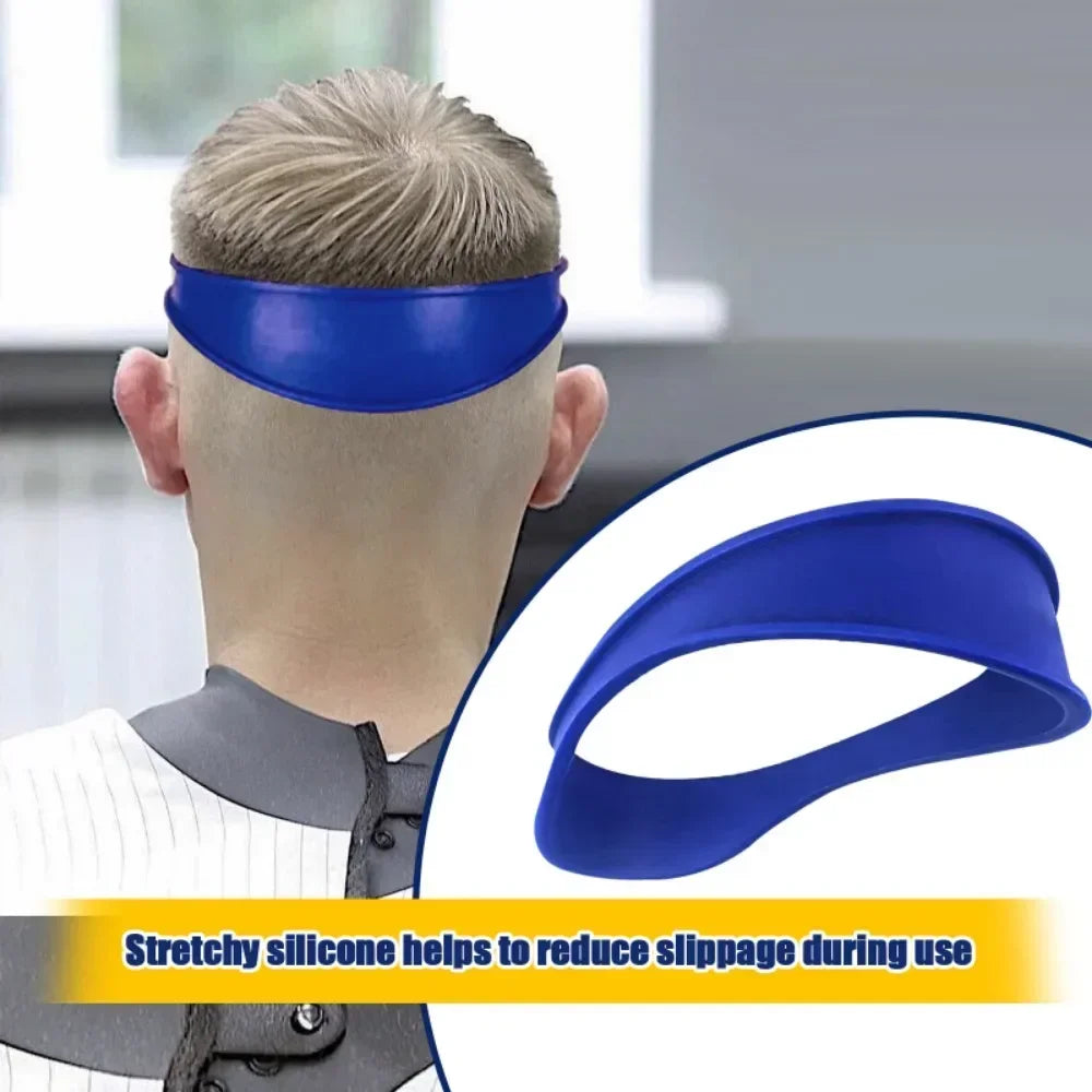 DIY Home Hair Trimming Haircuts Curved Headband Silicone Neckline Qme