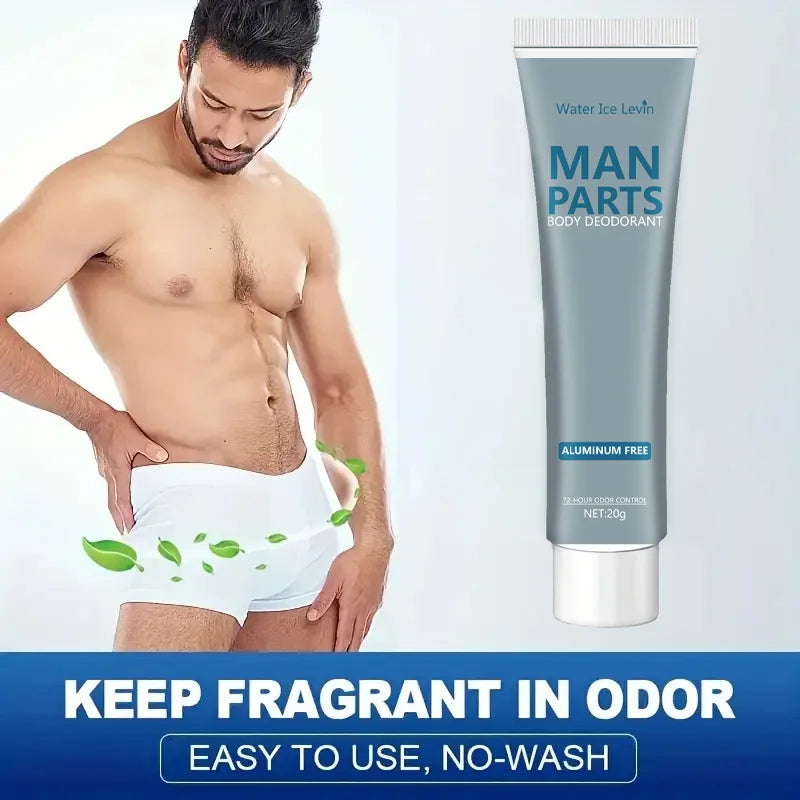 Men's Private Fragrance cream for private parts and underarms cleansing deodorant and body fragrance treatment cream Qme