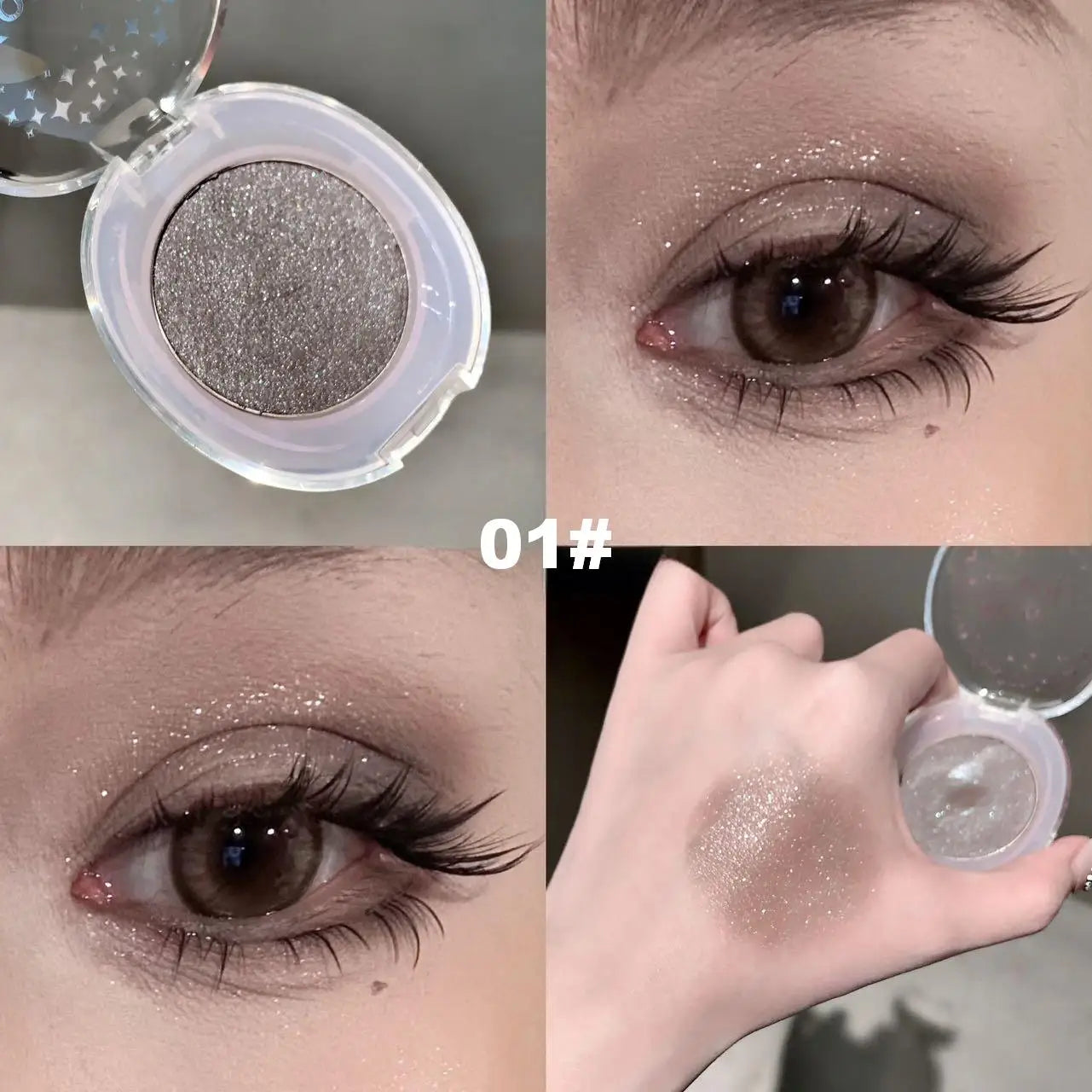 3D Color-glowing High-gloss Hightliter Powder Glitter Pearlescent Qme K23-01