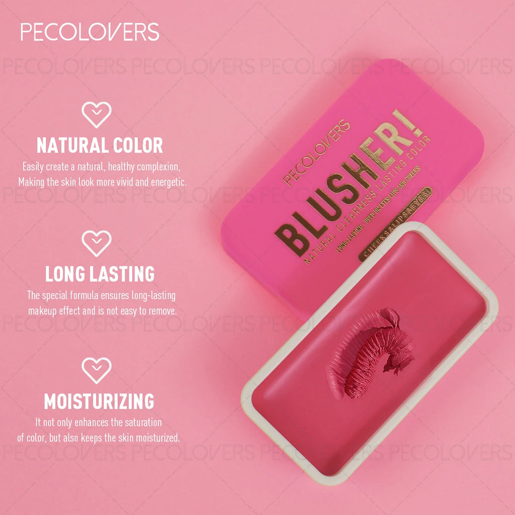 Waterproof Matte Blusher Natural Finish Makeup Look Use Eye Cheeks Qme