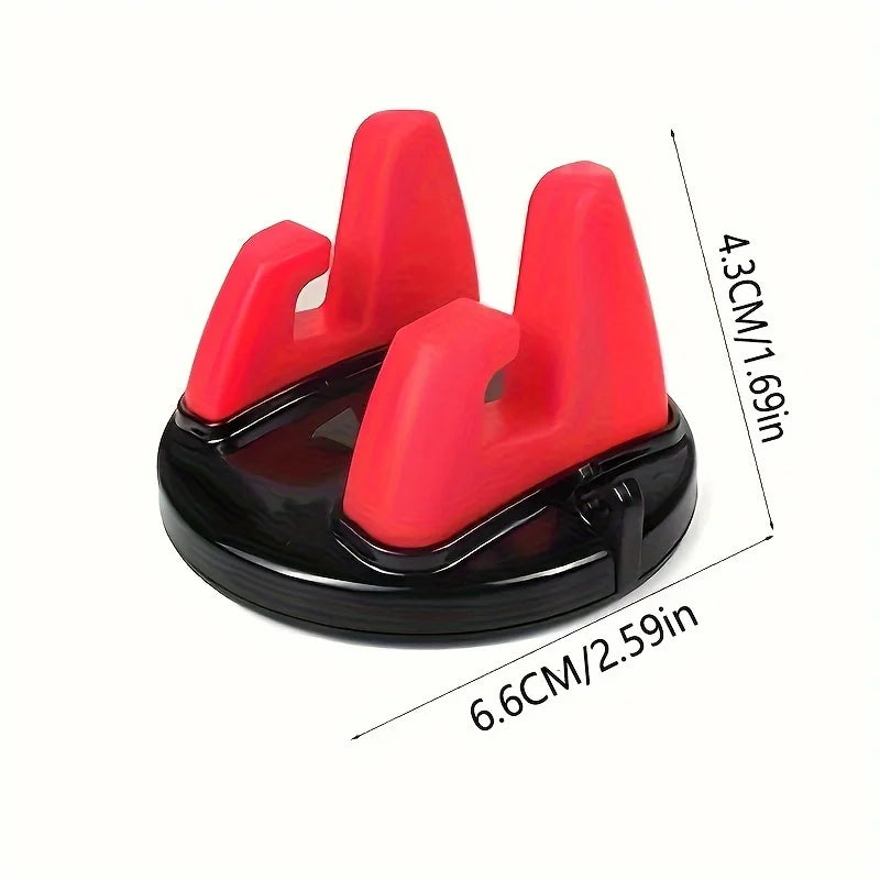 360° Rotating Universal Car Phone Mount - Anti-slip Dashboard GPS Navigator - Secure Fit for All Phones Qme