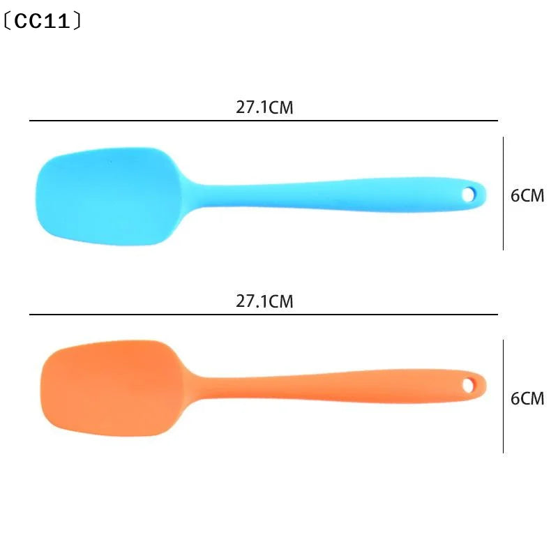 Multicolor Food Grade Non Stick Butter Cooking Silicone Spatula Qme