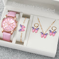 2026 Fashion Versatile Belt Watch Fake Three Eyes Classic Tri Color Optional Women's Watch Set Qme H Without Box