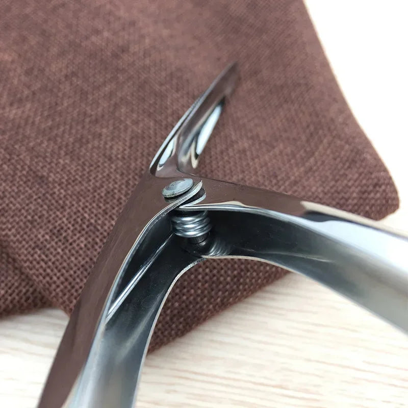 Stainless Steel Shrimp Peeler Prawn Fishing Knife Lobster Sheller Qme