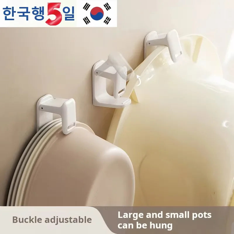Basin Hooks No Drilling Required Adjustable And Easy To Access Suitable For All Occasions Space Saving Qme