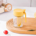 Food Grade Glass Spice Jar Airtight Lid Attached Spoon Perfect Qme A2