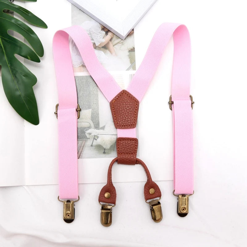 Suspenders Kids Boy Girl Childrens Christmas Designer Wedding Costume Qme A-12