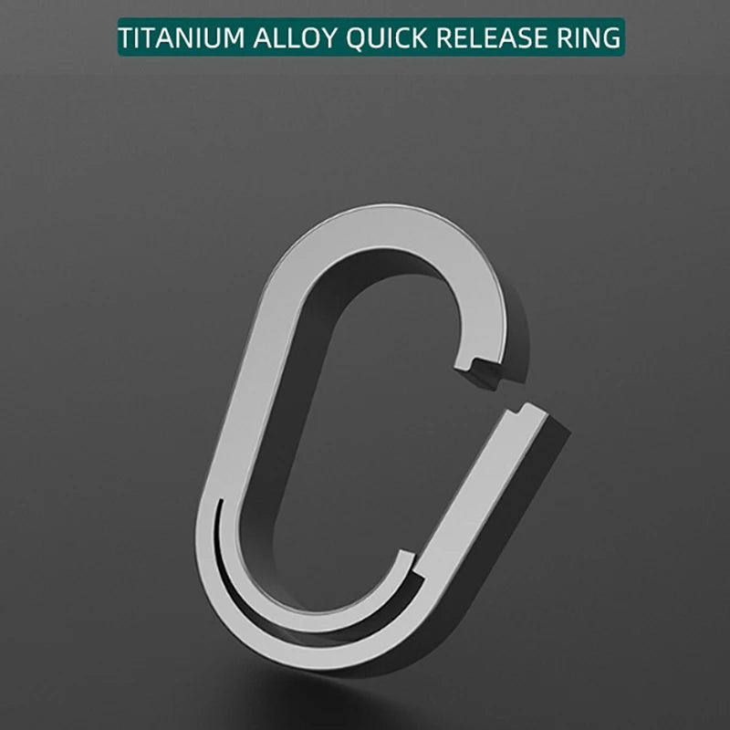 Connection Buckle Universal Joint Auxiliary Ring Titanium Alloy Mini Qme
