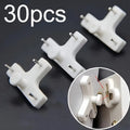 T-type Invisible Nail Hooks - Heavy Duty Picture Hangers for Photo Frames, Paintings & Gallery Walls, No Trace Hanging Hooks Qme 30pcs
