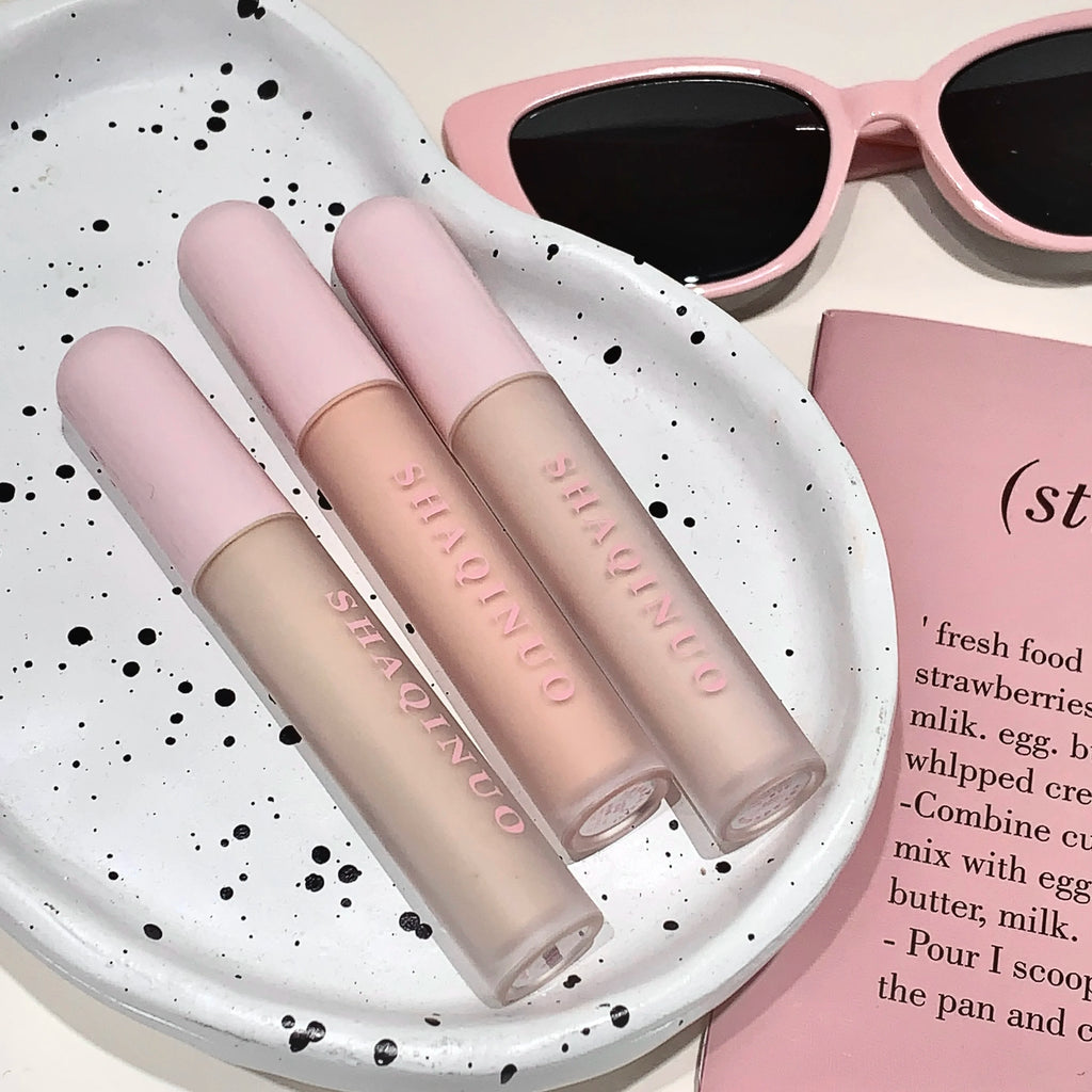 SHAQINUO Water-based Traceless Concealer Moisturizing Brightening Qme