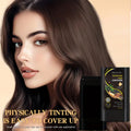20g Quick Hair Dye Stick, Long-Lasting Effect, Portable Brush Design, Easy to Touch up Color Anytime at Home or on the Go, Suitable for Brown and Black Hair Qme Black