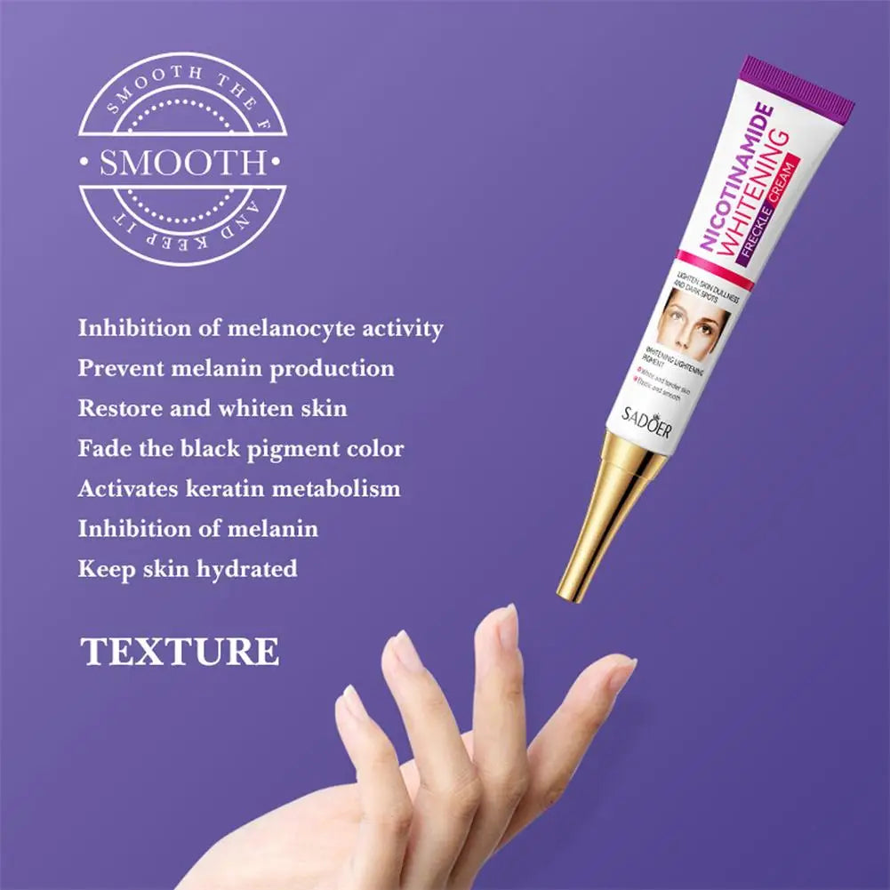 3pcs Nicotinamide Whitening Freckles Cream Remove Melasma Dark Spot Acne Marks Brightening Skin Tone Face Skin Care Qme