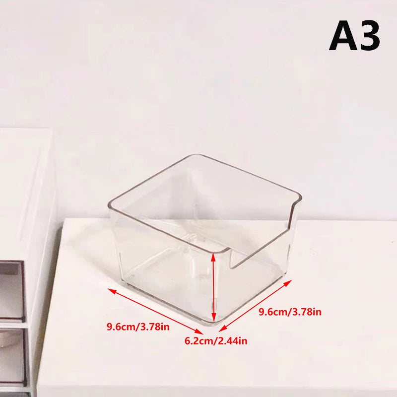 Dormitory Household Facial Mask Skin Box Refrigerator Storage Acrylic Qme A3