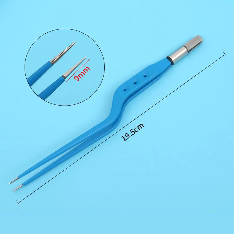 Autoclavable Frequency Electrosurgical Bipolar Coagulation Forceps Qme Rose Red