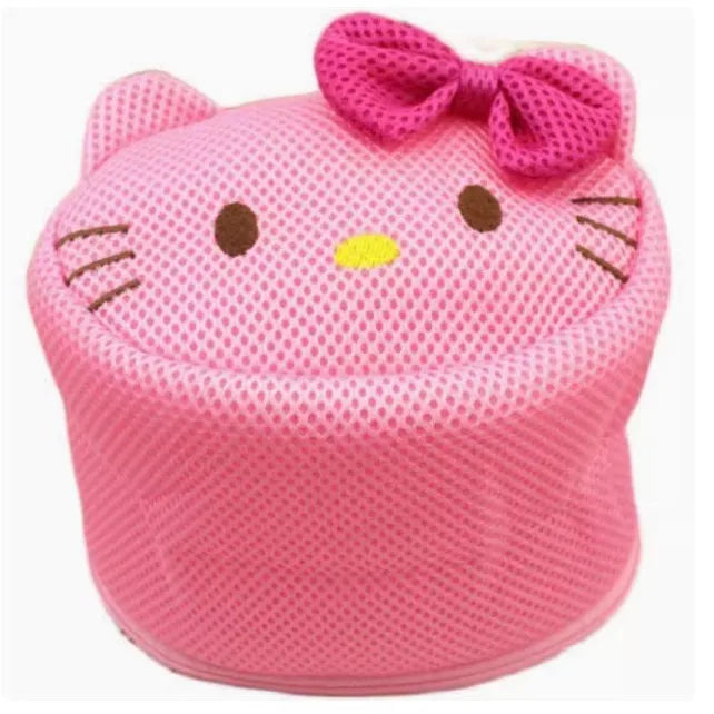 Hello Kitty Cartoon Mesh Bra Laundry Bag Laundry Basket Lingerie Mesh Bag Mesh Laundry Bag to Prevent Deformation Qme 2