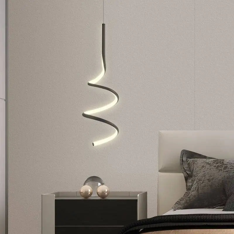 Nordic LED Pendant Light Indoor Lighting Home Hanging Lamp Decoration For Bedroom Dining Table Living Room Stairs Chandeliers Qme