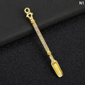 Metal Small Spoon Mini Shovel Powder Medecine Measurement Cigarette Qme 1