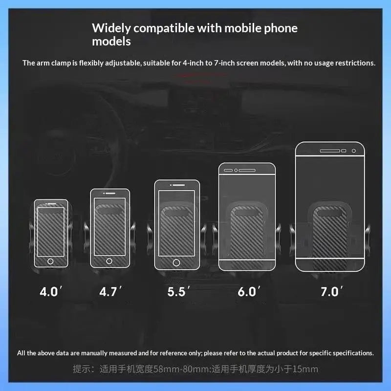 360 Rotation Car Phone Holder Universal Sucker Mount Cellphone Stand Qme