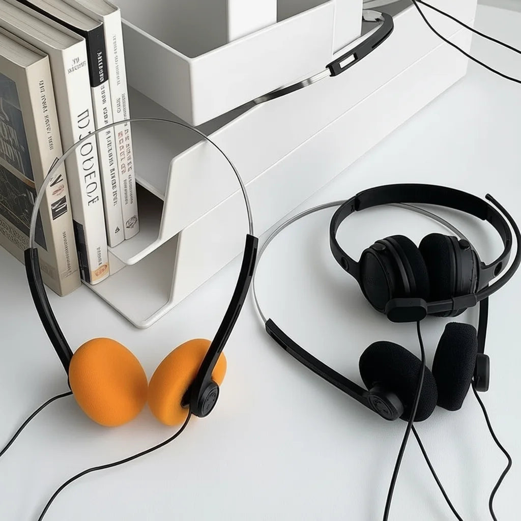 INS Japanese Retro Headphones Nostalgic Headsets HiFi MP3 Walkman Headphones Sports Photo Props Wired Earphone Personality Qme