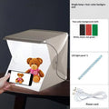 Portable LED Photo Studio Light Box Foldable Photography Tent USB Qme A2 4Colors