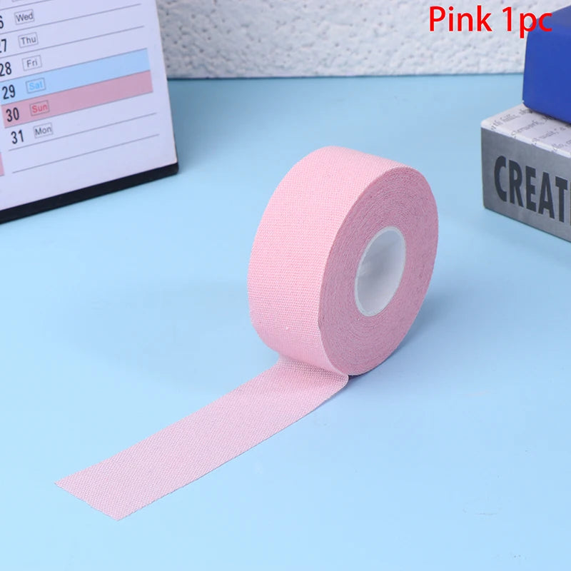 1 Climbing Finger Tape Self-adhesive Elastic Bandage Non-woven Wraps Qme 1 Roll Pink