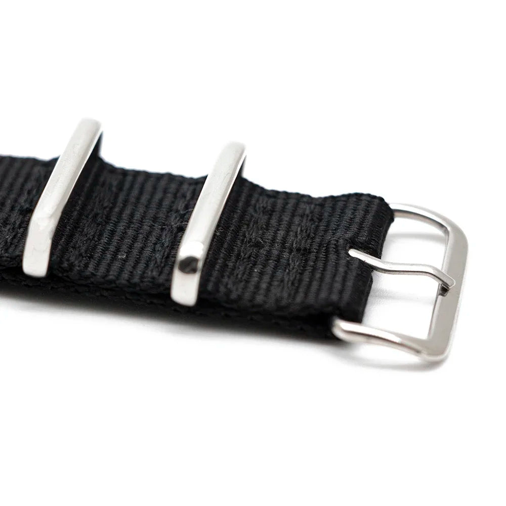 Durable Striped Nylon Wristband Bracelet Style Watch Band 18MM 20MM 22MM 24MM Universal Strap for Sport Casual Watches Qme