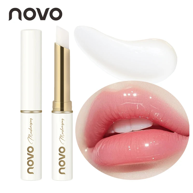 Long-Lasting Hydrating Lip Balm,Injection Beeswax&Vitamin E,Ultra-Nourishing Lipstick,Moisturizing Lip Balm For Dry Cracked Lips Qme