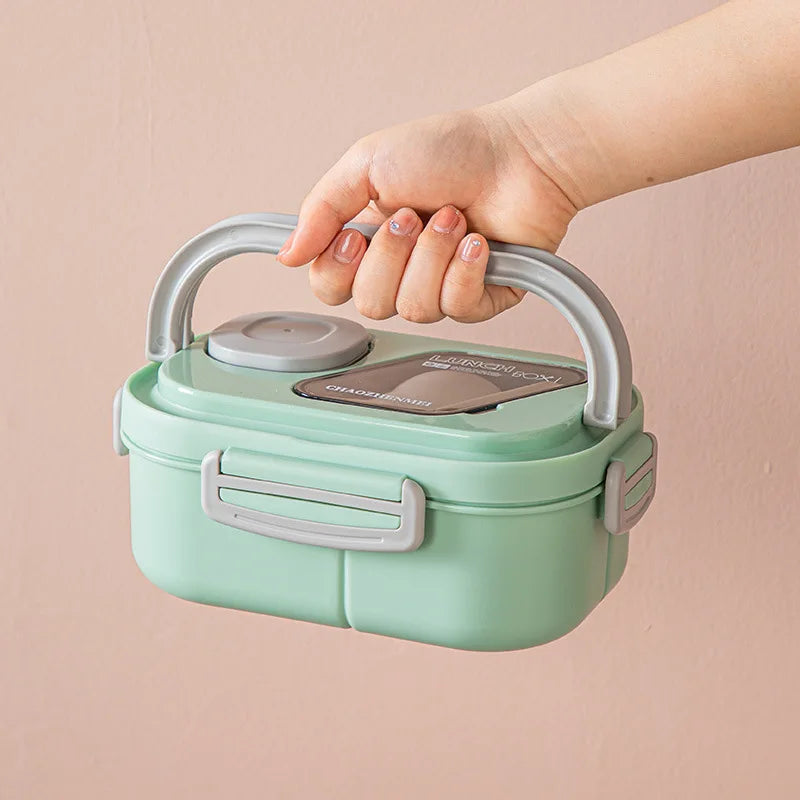 Portable Leakproof Bento Lunch Box Microwave Safe Salad Food Qme