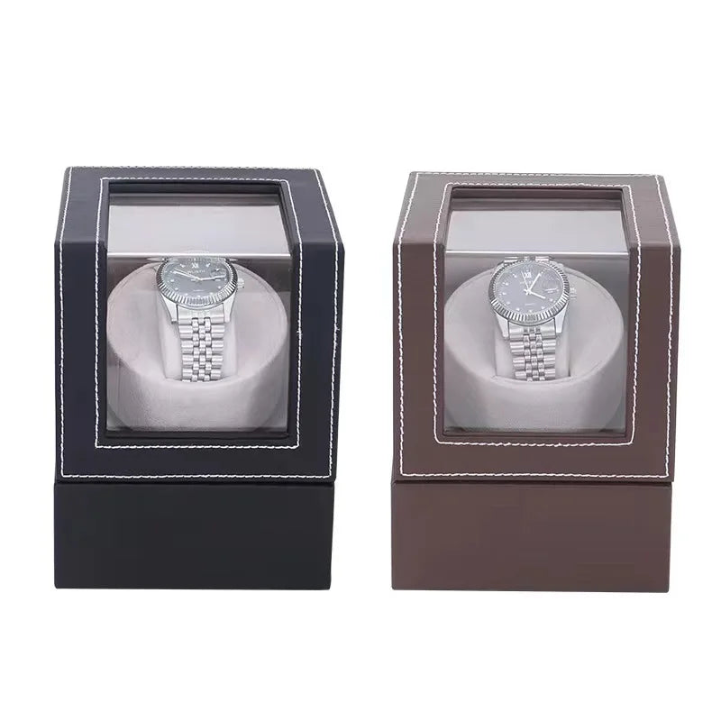 Watch Winder Automatic Winding Box for Mechanical Watches, Rotating Storage Case Watch Shaker, Automatic Watch Winding Device Qme