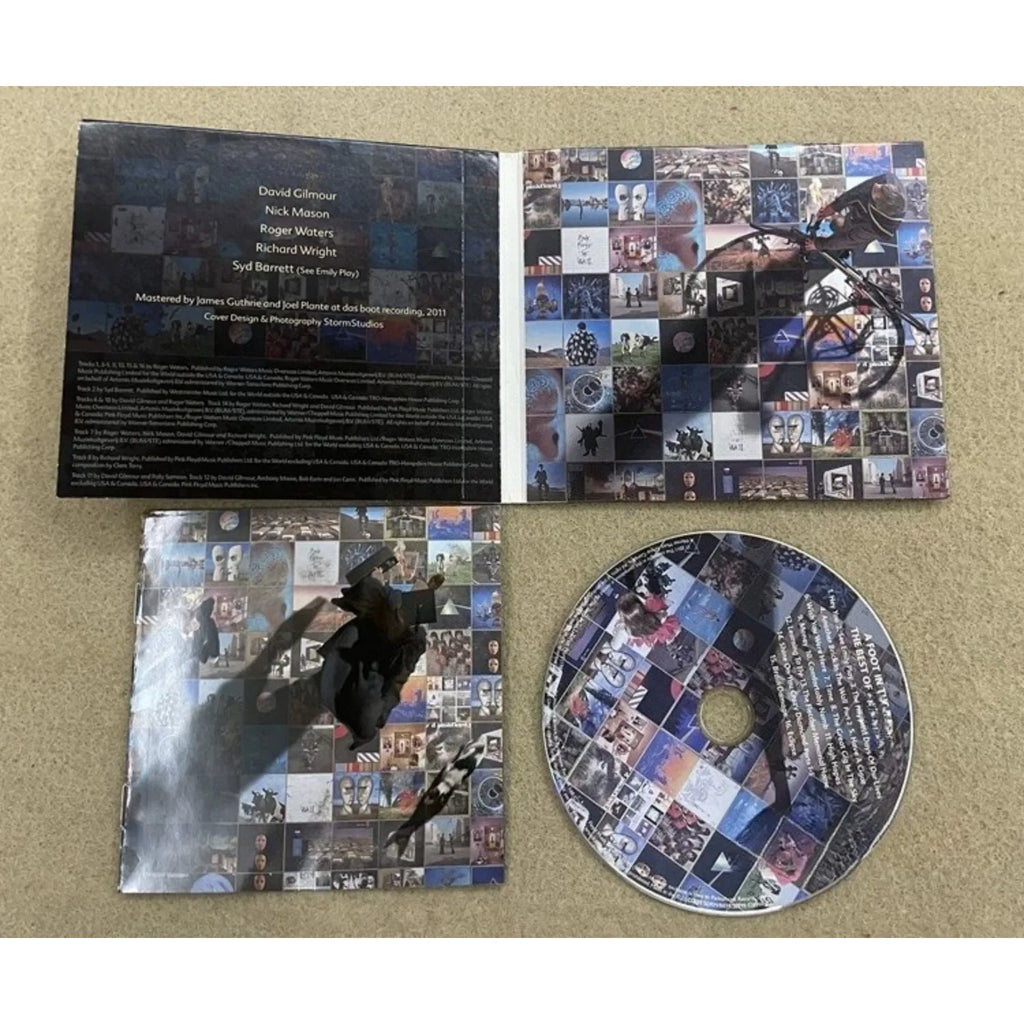 Classic Rock Compilation CD Album, Collage-Style Art Cover Design, High-Fidelity Edition for Rock Fans & Home Decor Qme A Foot