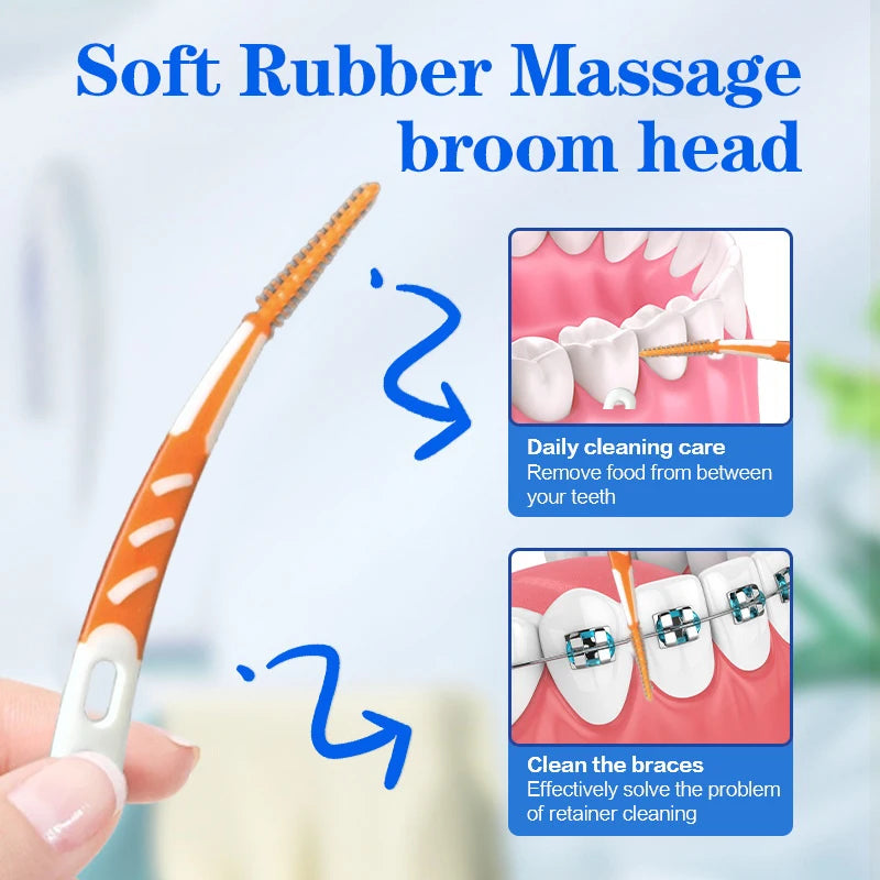 1 5 Box Interdental Silicone Brushes Teeth Stick Toothpicks Dental Qme