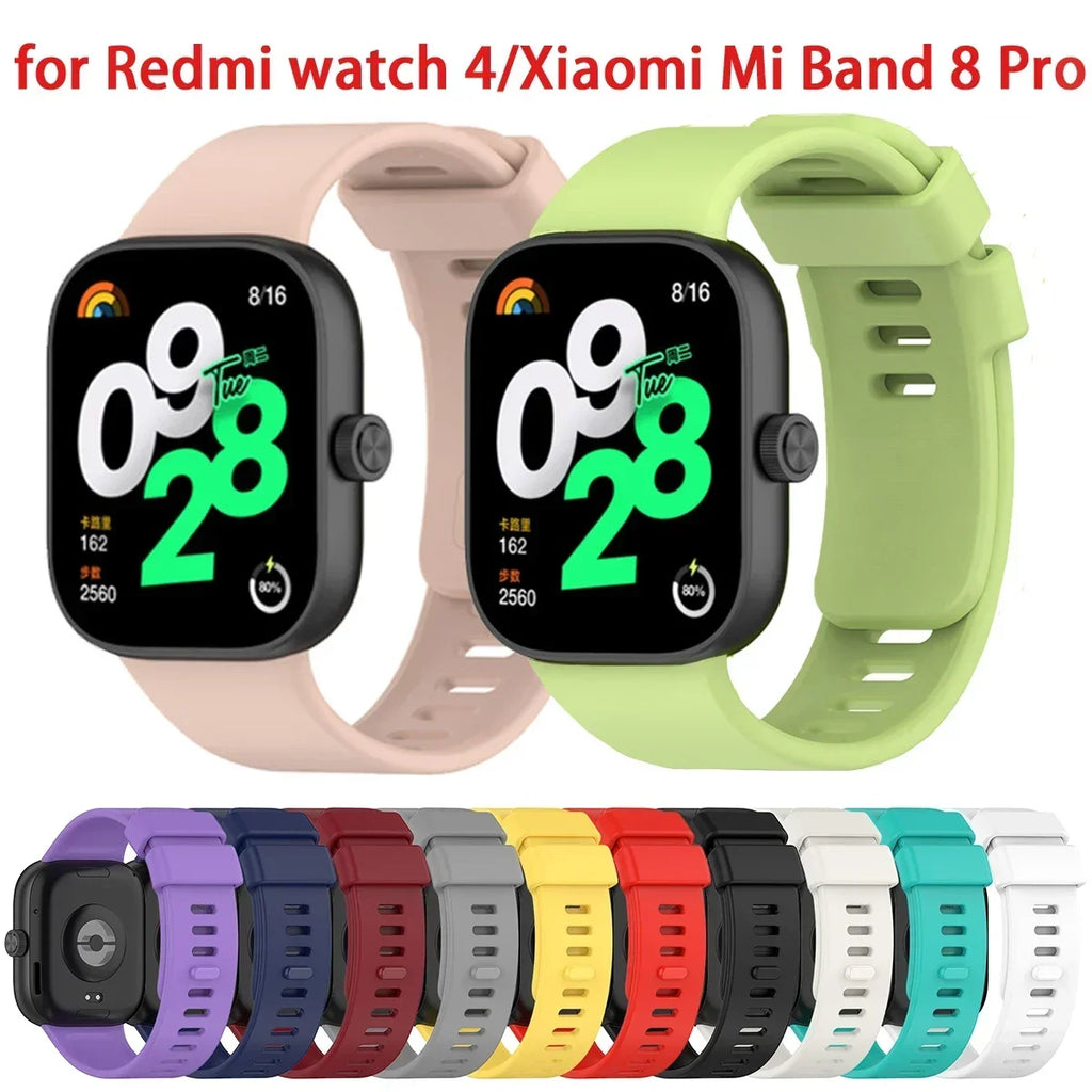 Original Silicone Strap For Redmi watch 4 SmartWatch WristBand For Redmi watch 4 Bracelet Band Watchband Sport Accessories Qme