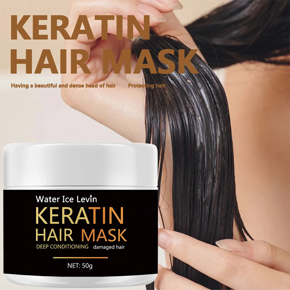 Keratin Hair Mask 5 Seconds Repair Damage Frizzy Hair Mask Damage Hair Mask Treatment Scalp Hair Shiny Hair Care Qme