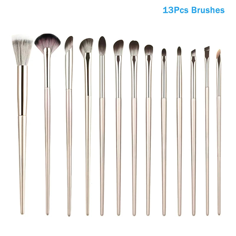 Eye Makeup Smudge Undercover Eyeliner Detail Small Brushes Soft Qme 13Pcs