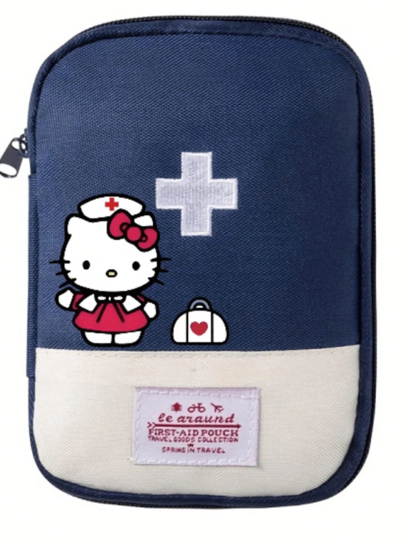 1 Portable First Aid Bag Storage Outdoor Camping Hiking Home School Qme blue