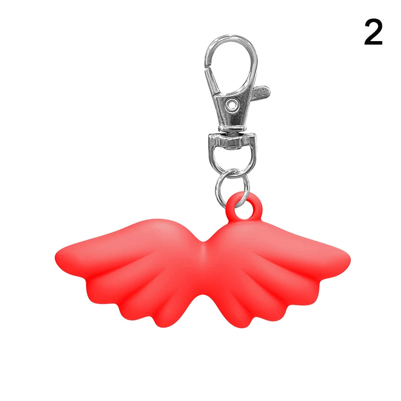 Durable Silicone Lip Balm Keychain Cap Portable Storage Case Lipstick Qme 2