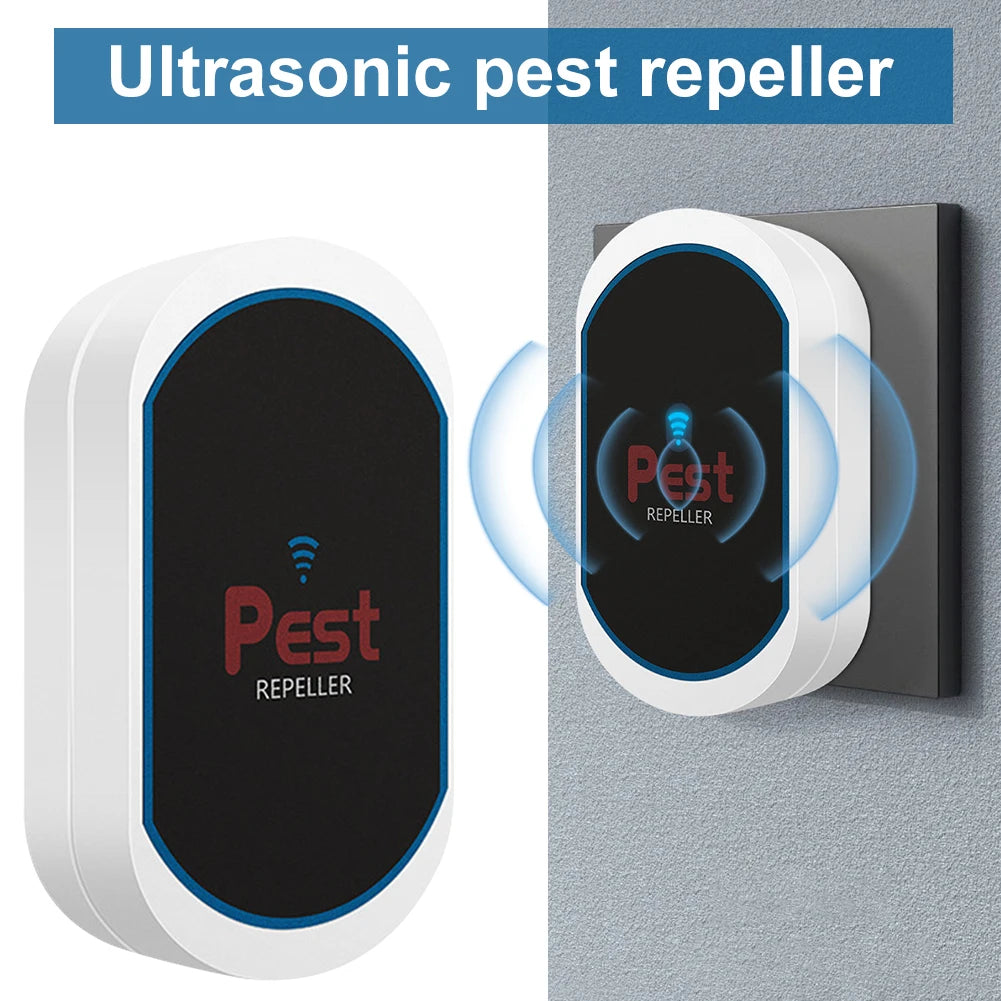 Ultrasonic Pest Repeller Electronic Pest Repeller Plug-in Insect Repeller Rat Mosquito Repellent for Cockroach Spiders Qme
