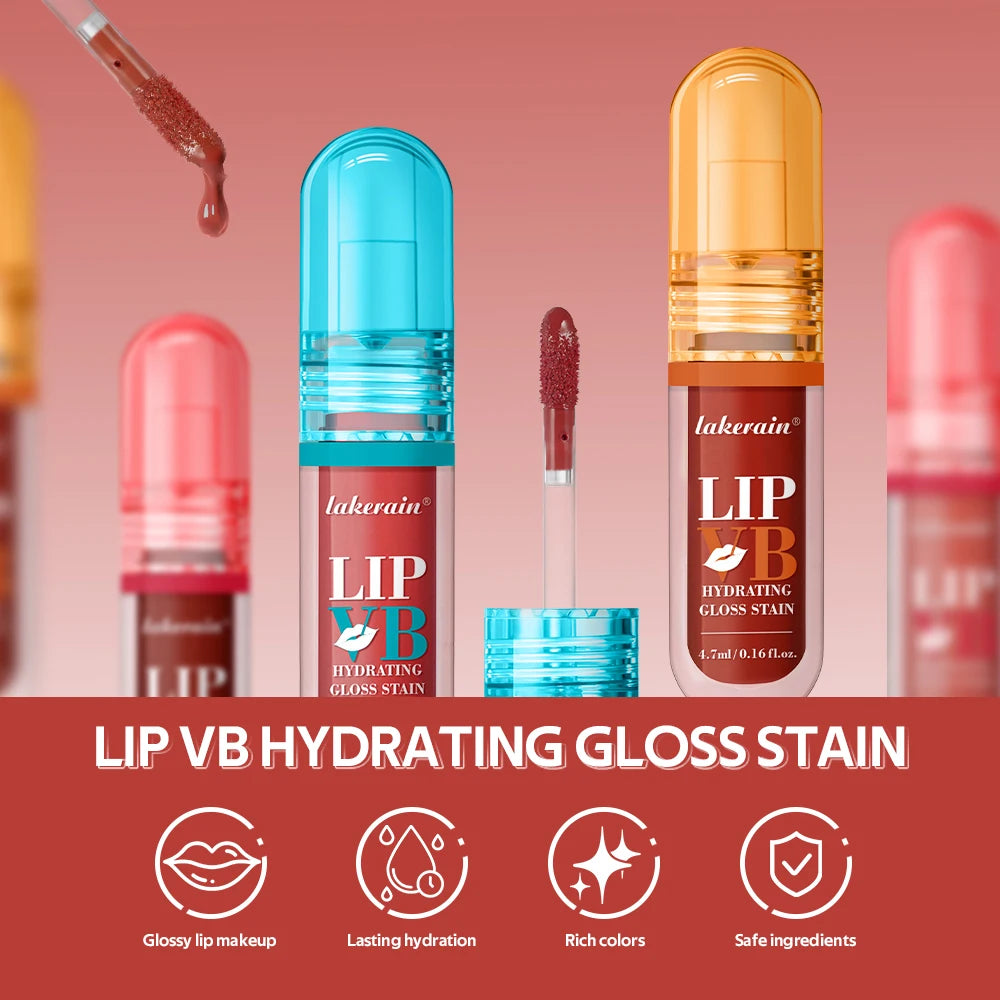 Vitamin B Moisturizing Gloss Lip Glaze Stain Qme