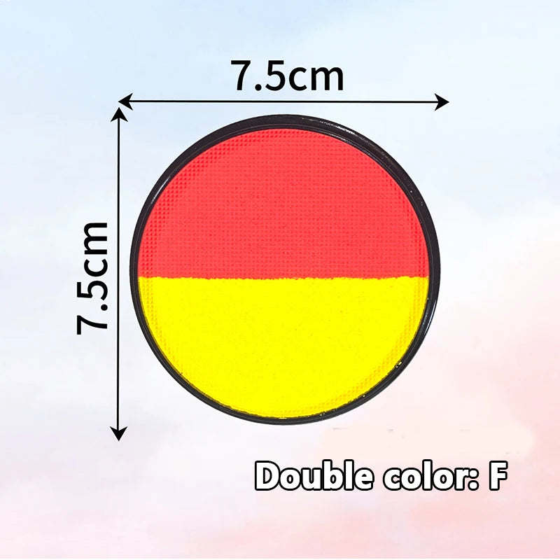 Multicolor Watercolor Face Paint Dual-tone Easy Wash Water-based Body Qme F