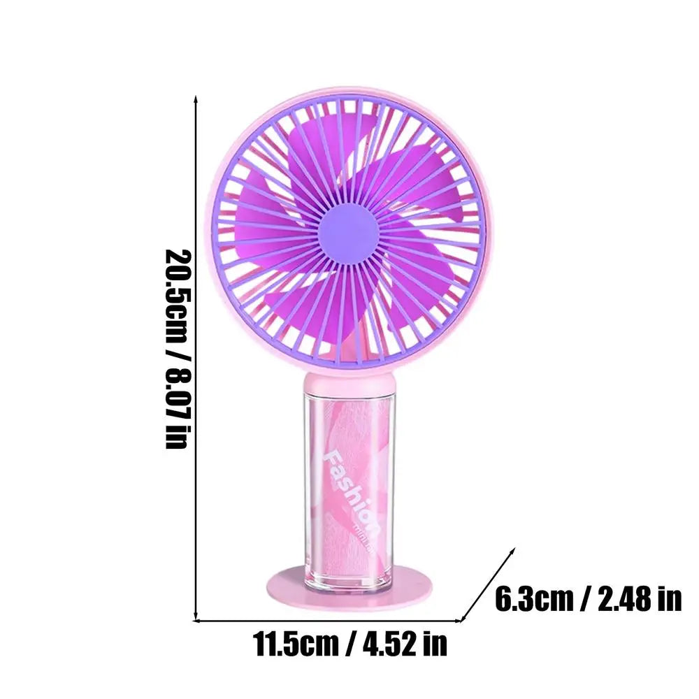 Handheld Fan 3 Speeds Air Blower Device Rechargeable Portable Fan for Travel Vacation Camping Hiking Backpacking Beach Picnic Qme China Mainland Pink