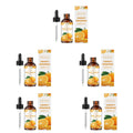 Sweet Orange Essential Oil For Body Massage Hydrating Nourishing Smoothing Skin Care Freshness Long-lasting Fragrance Qme 5Pcs 30ml Sweet Orange