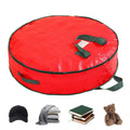 Wreath Holder Boxes Storage Heavy Duty Zippered Organizers Sturdy Qme L China Mainland