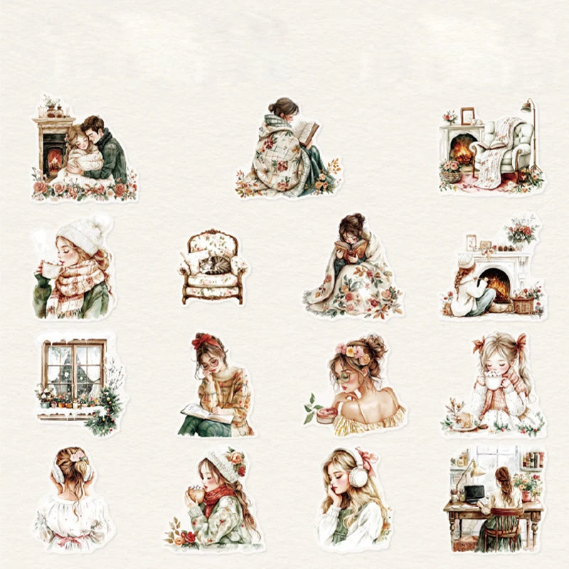 Wedding Stickers 30 Sheets Romantic Couple Scrapbook DIY Journal Phone Case Decoration Gift for Bride and Groom Qme 3