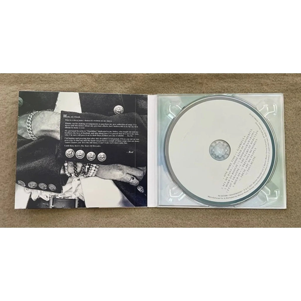 Classic Western Rock Music CD, Black-and-White Portrait Themed Cover, Lyrical Narrative New Track Collection Qme