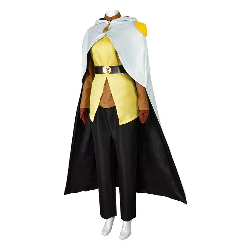 Cosplay Men The Owl House Hunter Cosplay Costume The Golden Guard Costume Cloak Outfit Qme