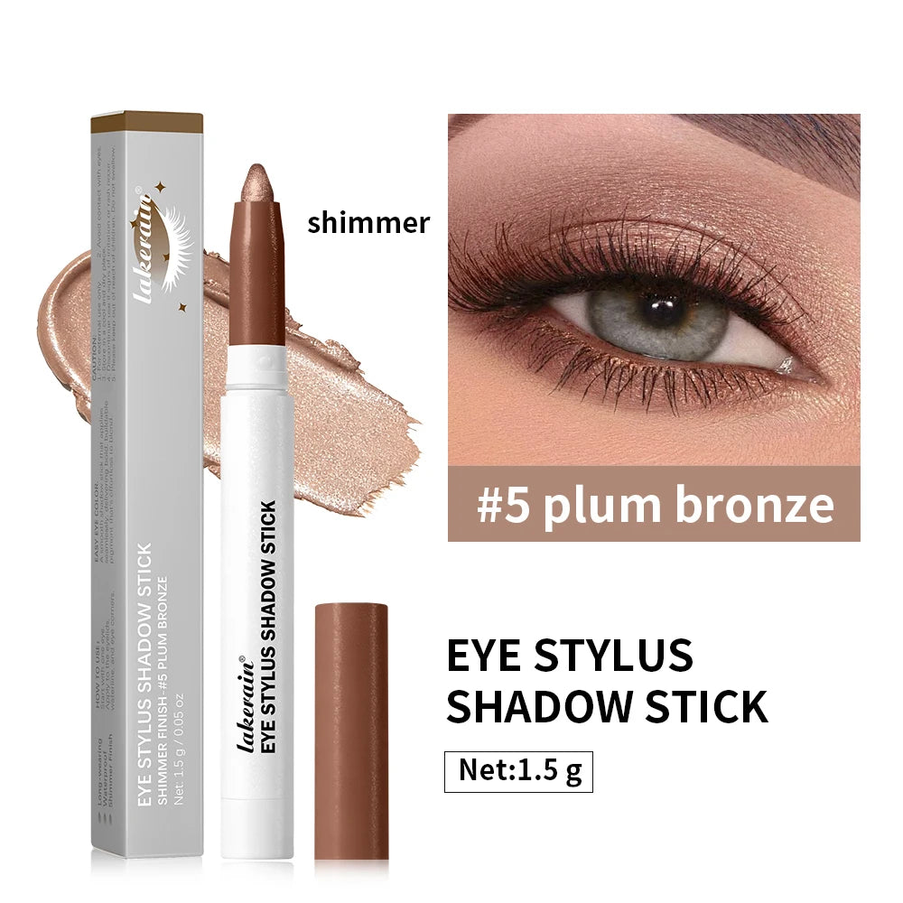 Eyeshadow Pencil Smooth Waterproof Sweat-proof Does Not Smudge Stick Qme 05 Plum Bronze