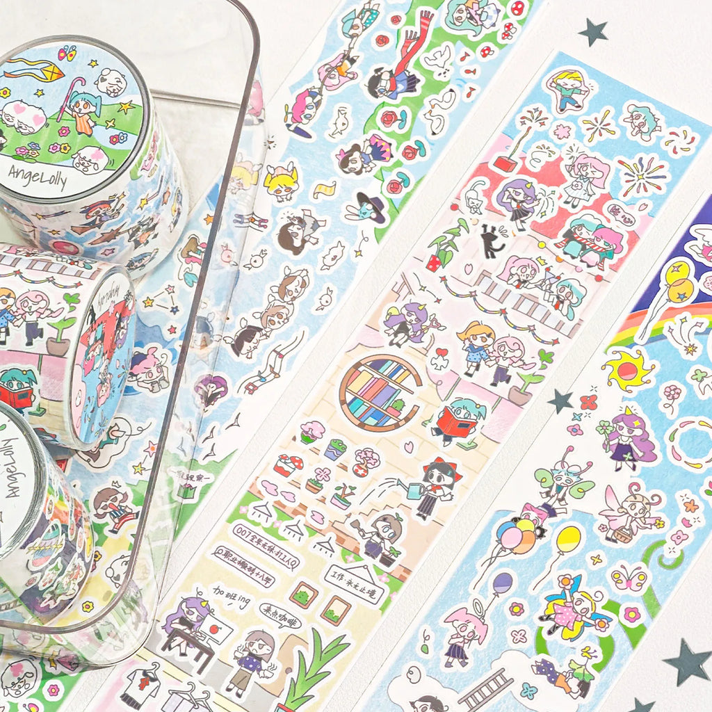 5*320cm Ins Style Cute Y2K Washi Tape Decorative Adhesive Tapes Journal Supplies Washi tape Scrapbooking Stickers Masking Tape Qme