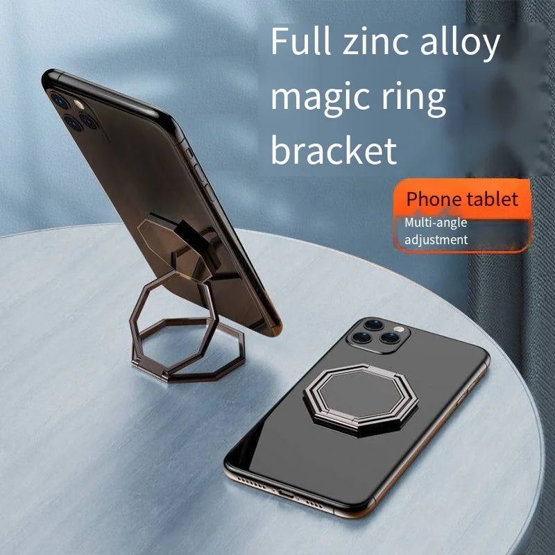 Mobile Phone Foldable Stand Ultra-thin Ring Multi Angle Portable Qme