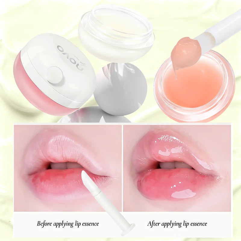 Hydrating Fruit Jelly Lip Balm & Lip Mask, With Vitamin E & Shea Butter, Nourishes & Moisturizes For Dry And Chapped Lips Qme